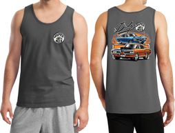 Dodge Blue and Orange Super Bee (Front & Back) Tank Top Dodge Blue and Orange Super Bee (Front & Back) Tank Top