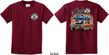 Dodge Blue and Orange Super Bee (Front & Back) Youth T-shirt