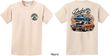 Dodge Blue and Orange Super Bee (Front & Back) Youth T-shirt