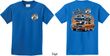 Dodge Blue and Orange Super Bee (Front & Back) Youth T-shirt