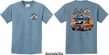 Dodge Blue and Orange Super Bee (Front & Back) Youth T-shirt