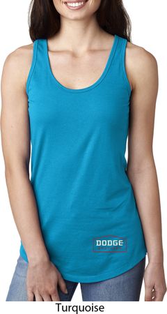 Dodge Brothers Bottom Print Ladies Ideal Tank Top