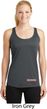 Dodge Brothers Bottom Print Ladies Moisture Wicking Racerback Tank Top