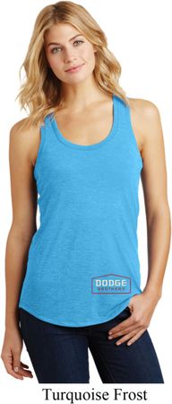 Dodge Brothers Bottom Print Ladies Racerback Tank Top