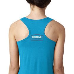 Dodge Brothers Neck Print Ladies Ideal Tank Top
