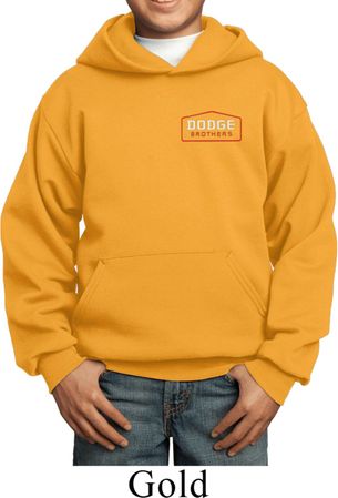Dodge Brothers Pocket Print Kids Hoody
