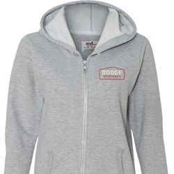 Dodge Brothers Pocket Print Ladies Full Zip Hoodie Dodge Brothers Pocket Print Ladies Full Zip Hoodie