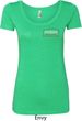 Dodge Brothers Pocket Print Ladies Scoop Neck Shirt