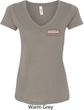 Dodge Brothers Pocket Print Ladies V-Neck Shirt