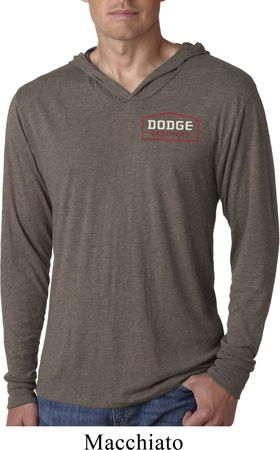 Dodge Brothers Pocket Print Lightweight Hoodie Shirt