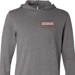 Dodge Brothers Pocket Print Lightweight Hoodie Tee Dodge Brothers Pocket Print Lightweight Hoodie Tee