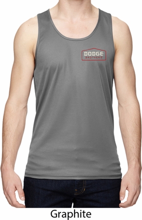 Dodge Brothers Pocket Print Mens Moisture Wicking Tanktop