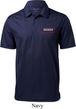 Dodge Brothers Pocket Print Mens Textured Polo Shirt