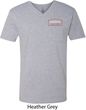 Dodge Brothers Pocket Print Mens V-Neck Shirt