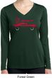 Dodge Challenger SRT Silhouette Ladies Dry Wicking Long Sleeve