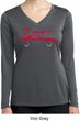 Dodge Challenger SRT Silhouette Ladies Dry Wicking Long Sleeve