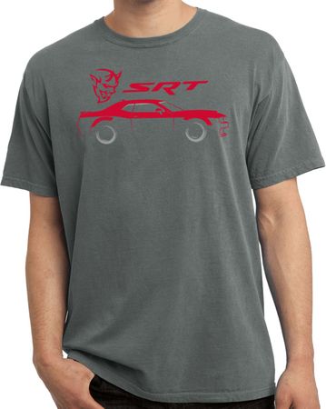 Dodge Challenger SRT Silhouette Pigment Dyed T-shirt
