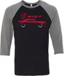 Dodge Challenger SRT Silhouette Raglan Shirt
