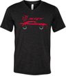 Dodge Challenger SRT Silhouette Tri Blend V-neck