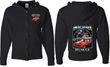 Dodge Chrysler American Made (Front & Back) Full Zip Hoodie