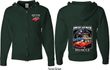 Dodge Chrysler American Made (Front & Back) Full Zip Hoodie
