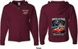 Dodge Chrysler American Made (Front & Back) Full Zip Hoodie