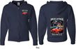 Dodge Chrysler American Made (Front & Back) Full Zip Hoodie