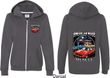 Dodge Chrysler American Made (Front & Back) Ladies Full Zip Hoodie