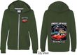 Dodge Chrysler American Made (Front & Back) Ladies Full Zip Hoodie