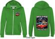 Dodge Chrysler American Made (Front & Back) Ladies Full Zip Hoodie