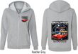 Dodge Chrysler American Made (Front & Back) Ladies Full Zip Hoodie