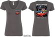 Dodge Chrysler American Made (Front & Back) Ladies V-neck
