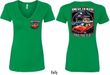 Dodge Chrysler American Made (Front & Back) Ladies V-neck