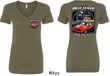 Dodge Chrysler American Made (Front & Back) Ladies V-neck