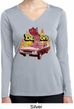 Dodge Demon  Ladies Dry Wicking Long Sleeve Shirt