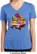 Dodge Demon Ladies Dry Wicking V-neck