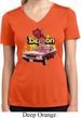 Dodge Demon Ladies Dry Wicking V-neck