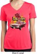 Dodge Demon Ladies Dry Wicking V-neck