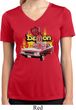 Dodge Demon Ladies Dry Wicking V-neck