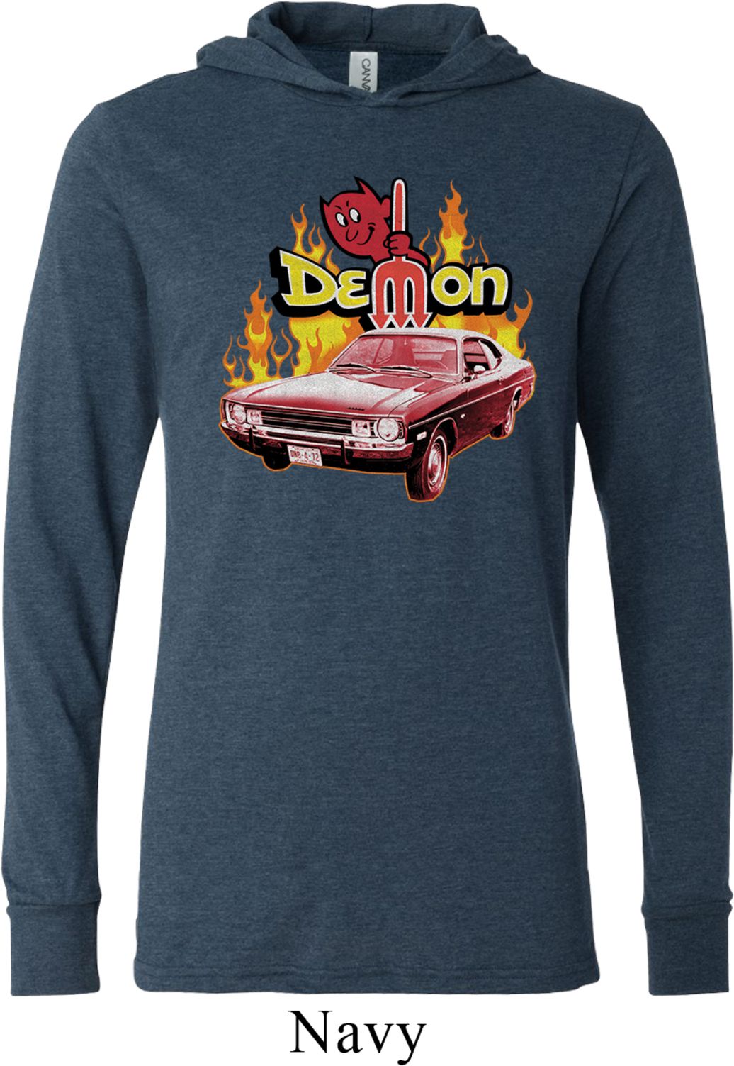 Dodge Demon Lightweight Hoodie Dodge Demon Mens Shirts