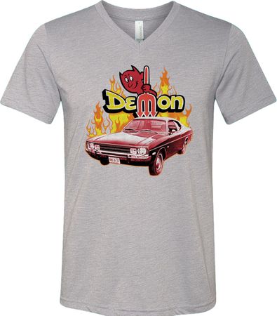 Dodge Demon Tri Blend V-neck