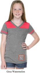 Dodge Garage Bottom Print Girls Football Shirt