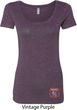 Dodge Garage Bottom Print Ladies Scoop Neck Shirt