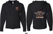 Dodge Garage Hemi (Front & Back) Full Zip Hoodie