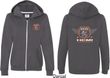 Dodge Garage Hemi (Front & Back) Ladies Full Zip Hoodie