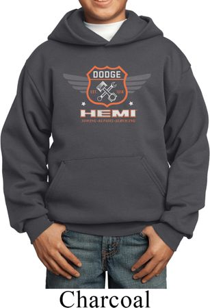 Dodge Garage Hemi Kids Hoody