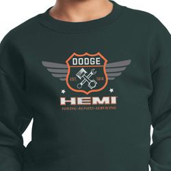 Dodge Garage Hemi Kids Sweat Shirt