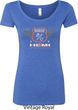 Dodge Garage Hemi Ladies Scoop Neck Shirt