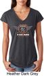 Dodge Garage Hemi Ladies Tri Blend V-Neck Shirt