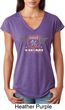 Dodge Garage Hemi Ladies Tri Blend V-Neck Shirt